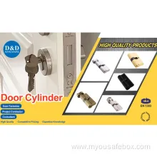 Euro Profile En1303 Safe High Security Fire Mechanical Key Factory Hotel Mortise Double Handle Door Brass ANSI Lockset CE European Guangdong Cylinder Lock

**Title Suggestion:**  
**Euro Profile En1303 High Security Brass Cylinder Lock**